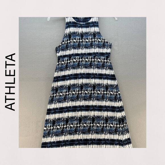 Athleta Dresses & Skirts - Athleta Swing Dress Shabori Tie Dye Women’s Size Small Blue and White
